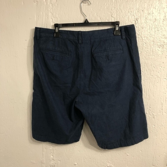 Banana Republic‎ Navy Blue Flat Front Khaki Pants 35 - Picture 5 of 5